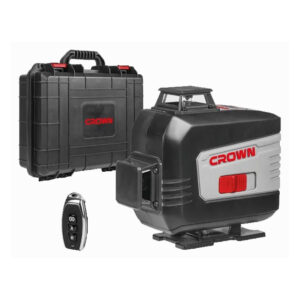 ميزان ليزر كراون 16 خط 30 متر 4 عدسات 360 درجة ليزر اخضر بالريموت موديل CROWN – CT44091